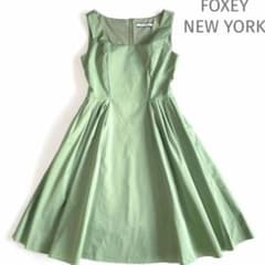 極美品 洗える】フォクシーニューヨーク ノースリーブドレス