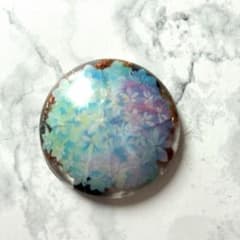 オルゴナイト 紫陽花ヘアゴム - メルカリ