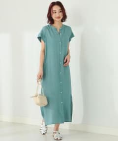 B:MING by BEAMS バンドカラー シャツ ワンピースのサムネイル