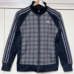 【希少】 トラックジャケット 千鳥格子 希少】adidas アディダス 千鳥格子柄 トラックジャージ - メルカリ