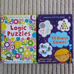新品未使用☆Usborne Activity Cards 2種セット 英語学習のサムネイル