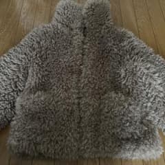 ZARA BASIC ベージュ ボアジャケットのサムネイル