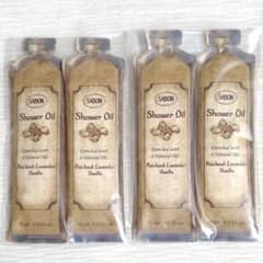 SABON Shower Oil パチュリ ラベンダーバニラ 15ml×4個のサムネイル