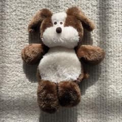 3coins 犬 ぬいぐるみ ブラウン ホワイトのサムネイル