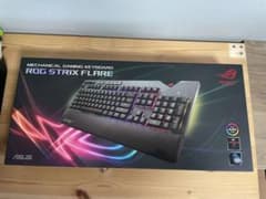 ☆美品です☆　ROG STRIX FLARE CHERRY MX 青軸のサムネイル