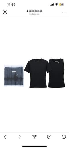 JL Pack T-shirts Black Tシャツのみのサムネイル