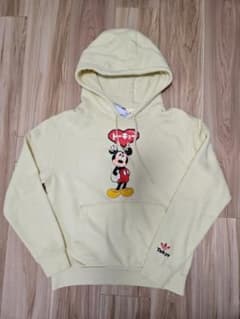 adidas×Disney コラボ ミッキー パーカー アイボリー 東京限定のサムネイル