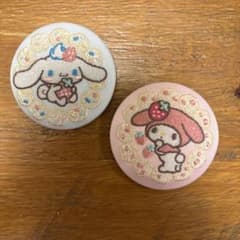 サンリオキャラクターズ 刺繍缶バッジ 2種セットのサムネイル