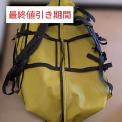 デカトロン FORCLAZ ダッフルバッグ 80L〜120L イエロー - メルカリ