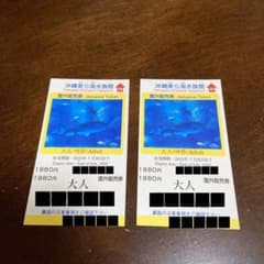 美ら海水族館チケット　7月末！2枚セット ②のサムネイル