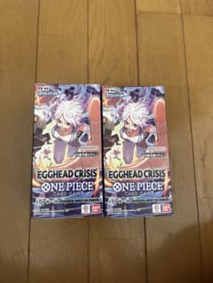 ワンピースカードEGGHEAD CRISIS エッグヘッド 2BOX テープあり ONE PIECEカード EGGHEAD CRISIS 2BOX テープ付き - メルカリ