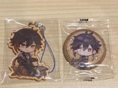 原神 鍾離 缶バッジ＆アクリルストラップセットのサムネイル