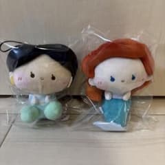 新品⭐︎ディズニー プリンセス ぷくちーく マスコット アリエル　ジャスミン