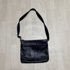 coachブラックレザーショルダーバッグのサムネイル