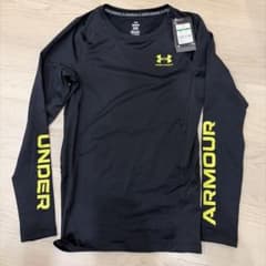 UNDER ARMOUR アンダーシャツ 長袖 ブラック LGのサムネイル