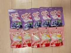 カバヤ ピュアラルグミ ぶどう りんご 10袋セットのサムネイル