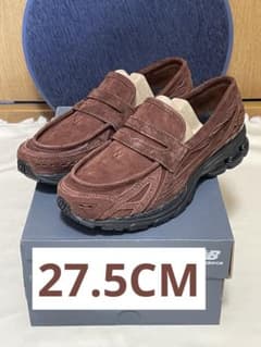 新品未使用27.5CM ニューバランス U1906 LNS ローファー ブラウン