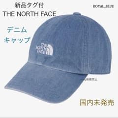 신품 태그 첨부 노스 페이스 데님 캡 BLUE 일본 미발매