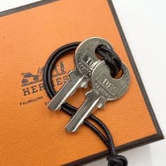 エルメス カデナ パドロック 南京錠 鍵 102 2本セット ロゴ刻印