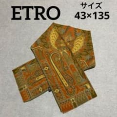 エトロ　ETRO ストール　ショール　ペイズリー柄　43×135 S559