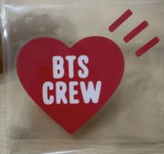 BTS CREW 하트 다리미 시트