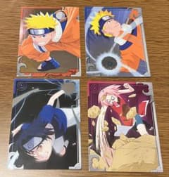 NARUTO カード ブロマイド うずまきナルト うちはサスケ 春野サクラ