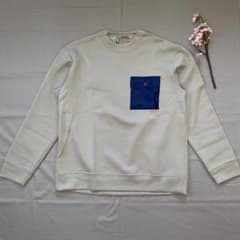 ❣️新品未使用❣️DoCLASSE エアポンチ・布帛ポケットクルーネック　白　XLのサムネイル