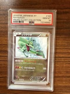 ぴ*ん様 レックウザ イラストコレクション プロモ 100/XY-P PSA10 