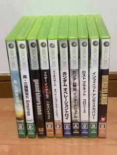 Xbox 360 ソフト10本セット ジャンクのサムネイル