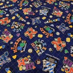 Disney ミッキーマウス キルティング生地 ブルーのサムネイル