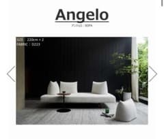 【美品】Angelo(アンジェロ)ソファ 190+バッククッション3P Angelo(アンジェロ)ソファ 190+バッククッション2P | LIVING,ソファ