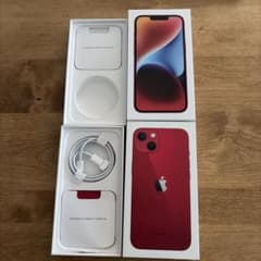 Apple iPhone 13 (RED) 상자와 케이블 본체 없음