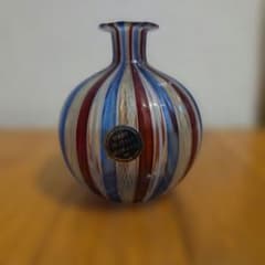 美品】ムラーノグラス ベネチアングラス 花瓶 飾り壺 イタリア製