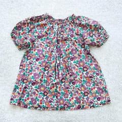 ハンドメイド リバティ チュニック ボンポワン プチバトー ザラベビーのサムネイル