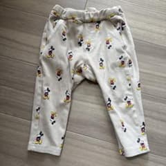 ミッキーマウス プリントパンツ ベージュのサムネイル