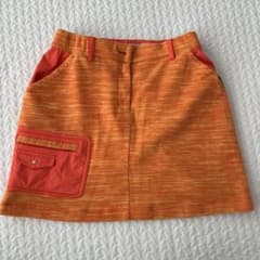 Munsingwear レディーススカート M オレンジのサムネイル