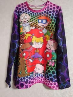 ラグラッツ サイケ柄スウェット Rugrats ニコロデオンのサムネイル