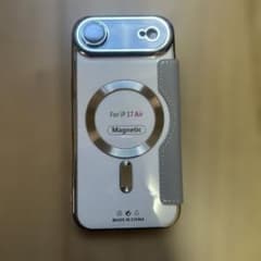 手帳型 iPhoneAir用ケース グレーのサムネイル