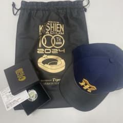 阪神タイガース　甲子園球場　100周年記念キャップ　ピンバッジ　年間予約席限定のサムネイル