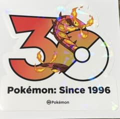 韓国限定 ポケモン メガフェスタ 30周年ランダムステッカー 2枚セット