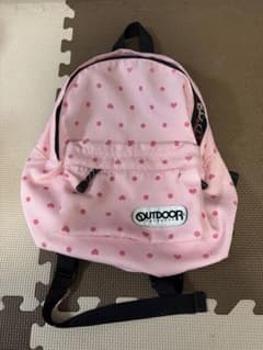 OUTDOOR PRODUCTS キッズ リュック ピンク ハート ドットのサムネイル