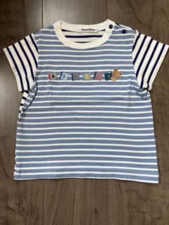 familiar アルファベット刺繍 Tシャツ 90のサムネイル