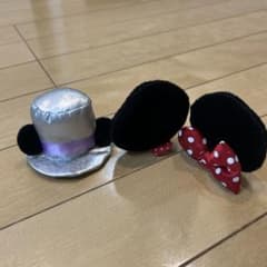 Disney 미키 미니 귀 헤어 클립 (헤어 핀 헤어 액세서리) 세트