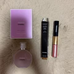 【未使用】CHANEL チャンス ヘアミスト ルージュ デュオ 2点セット 未使用】CHANEL チャンス ヘアミスト ルージュ デュオ 2点セット