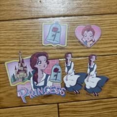 디즈니 manga 프린세스 스티커 벨 미녀와 야수