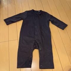 西松屋 ベビー ロンパース カバーオール ダークグレーのサムネイル