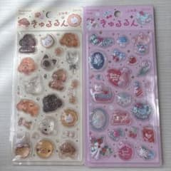 きゅるるんシール 2シートセット 動物と花のサムネイル