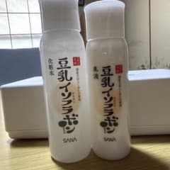 豆乳イソフラボン　しっとり化粧水　乳液新品増量タイプ　セット売り　200mlのサムネイル