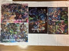 몬스터 스트라이크 몬스트 복권 E상 클리어 파일 4장 세트