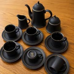 大倉陶園　GEM-STONE WARE 食器セット 6点 ダークブラウン 大倉陶園 GEM-STONE WARE 食器セット 6点 ダークブラウン - メルカリ